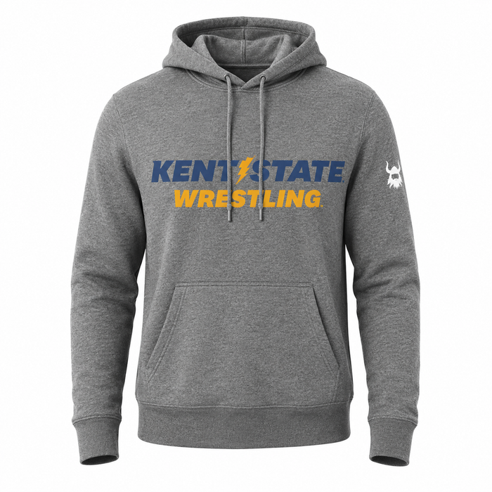 Kent State Wrestling Grey Blend Hoodie