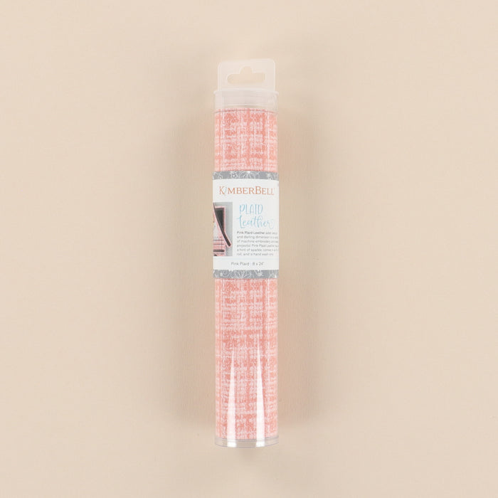 Kimberbell Embroidery Leather Pink Plaid