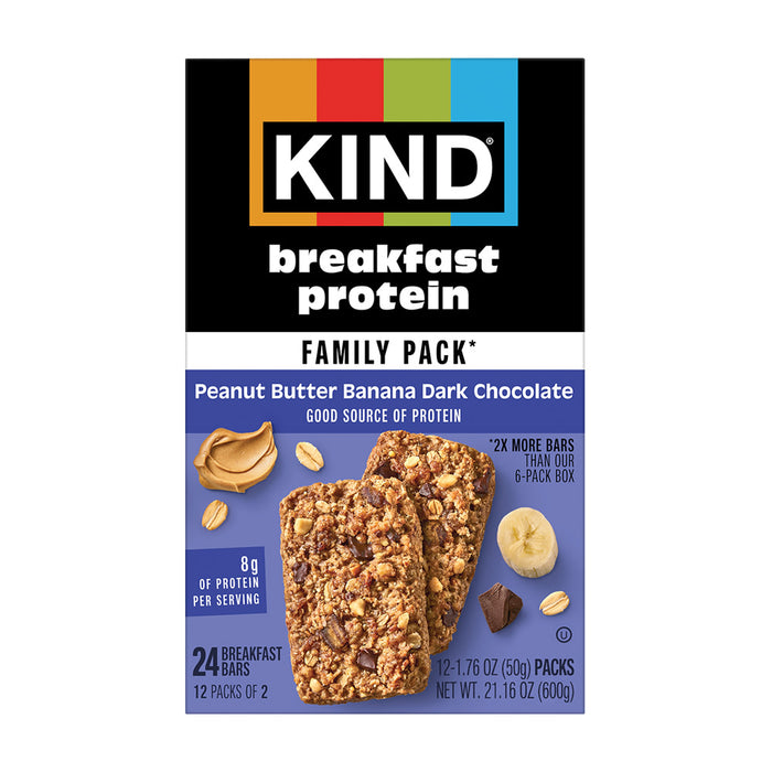 KIND Peanut Butter Banana Protein Breakfast Bars - 3 Count