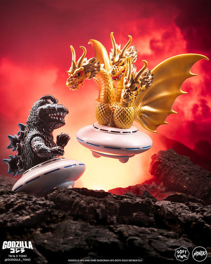 King Ghidorah UFO - Vinyl Designer Figure by Octeel - Invasion of Astro-Monster Variant