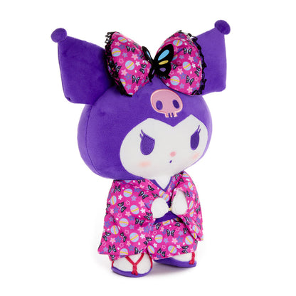 Kuromi 14" Pink Standing Plush (Spring Kimono Series) Plush NAKAJIMA CORPORATION