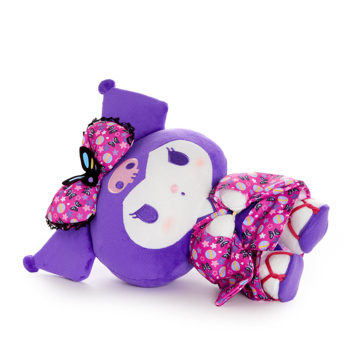 Kuromi 14" Pink Standing Plush (Spring Kimono Series) Plush NAKAJIMA CORPORATION