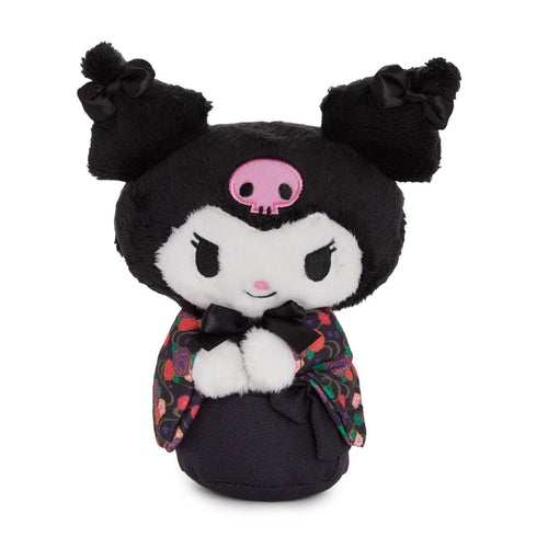 Kuromi Bean Doll Plush (Hakama Series) Plush NAKAJIMA CORPORATION