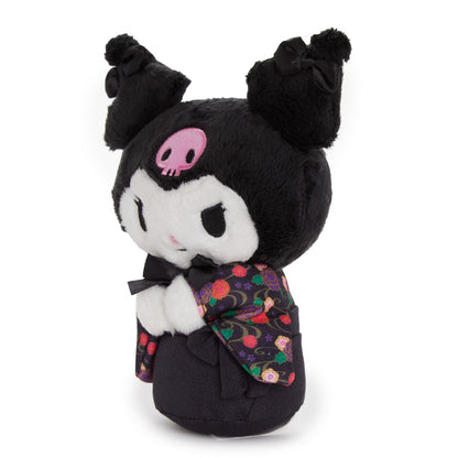 Kuromi Bean Doll Plush (Hakama Series) Plush NAKAJIMA CORPORATION