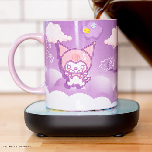 Kuromi Coffee Mug & Warmer Set Home Goods Uncanny Brands Wholesale