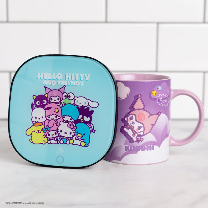 Kuromi Coffee Mug & Warmer Set Home Goods Uncanny Brands Wholesale