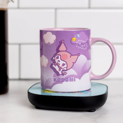 Kuromi Coffee Mug & Warmer Set Home Goods Uncanny Brands Wholesale