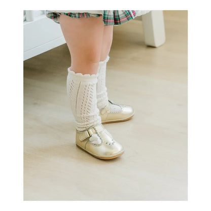 L'Amour | Dottie Scalloped T-Strap Mary Jane