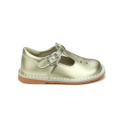 L'Amour | Joy Metallic Leather T-Strap