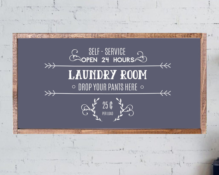 laundry room wood sign 12x18 personalized wood sign laundry art home wall art laundry