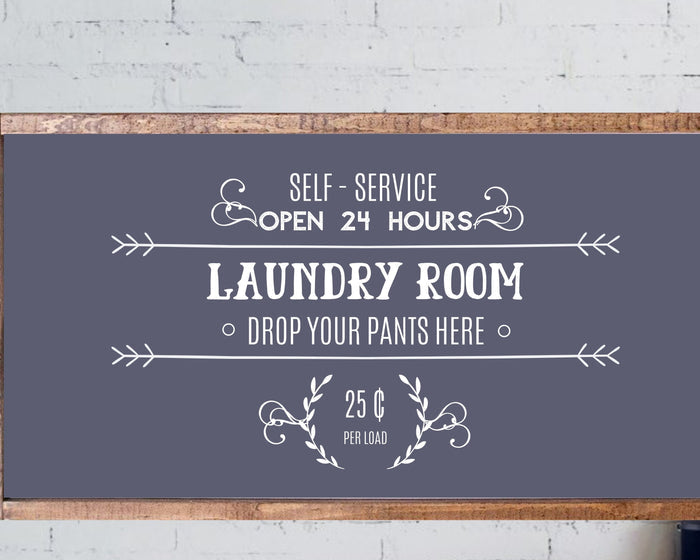 laundry room wood sign 12x18 personalized wood sign laundry art home wall art laundry