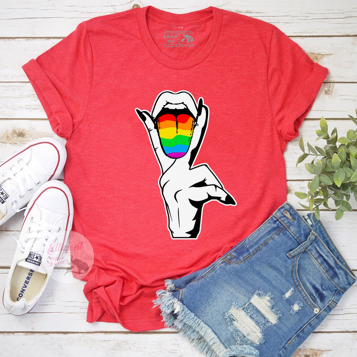 Lesbian Tongue LBGT Shirt
