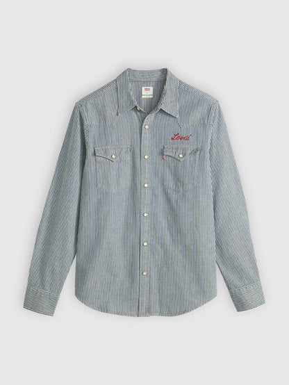 Levi's Men - Classic Western Snap Shirt (Roadtrip Stripes) 857450236