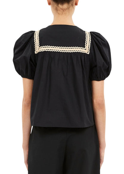 Lia Puff Sleeve Top-Tops/Blouses-Uniquities