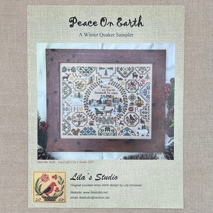 Lila's Studio - Peace on Earth - Booklet Chart and/or Roxy Floss Conversion