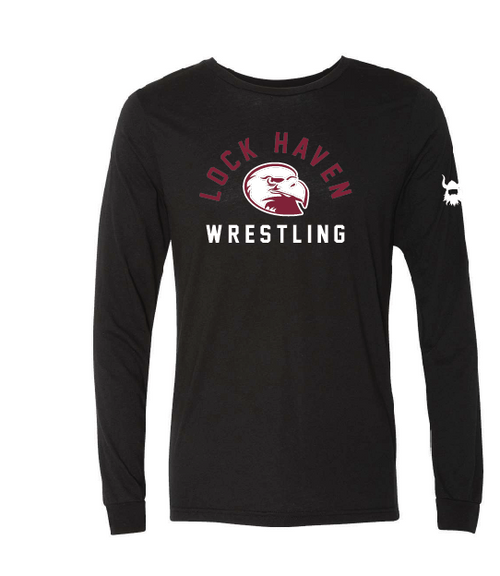Lock Haven Wrestling Classic Triblend Long Sleeve