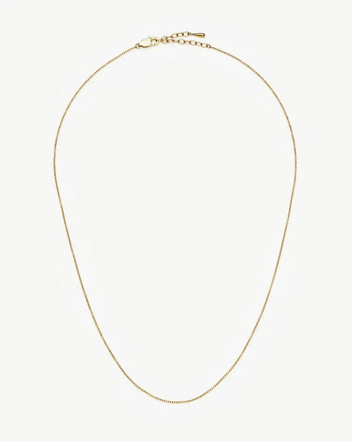 Long Trace Chain Necklace | 18ct Gold Plated Necklaces Missoma