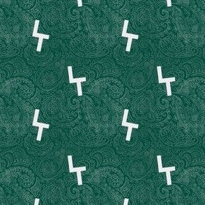 LOTT Green Paisley