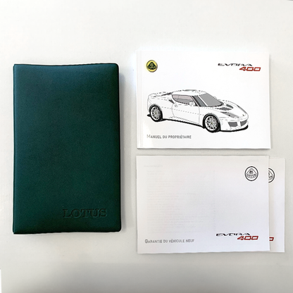 Lotus Evora 400 Owner's Manual - French Version Lotus Original Brand New-F132T0324JC NEVER OPENED