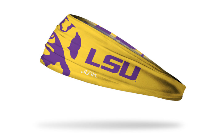 Louisiana State University: LSU Tiger Eye Gold Big Bang Lite Headband - View 1