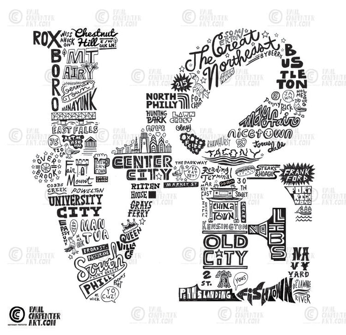 Love Philly Tee - Ali's Wagon