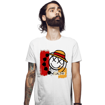 Daily_Deal_Shirts Fitted Shirts, Mens / Small / White Luffy 182