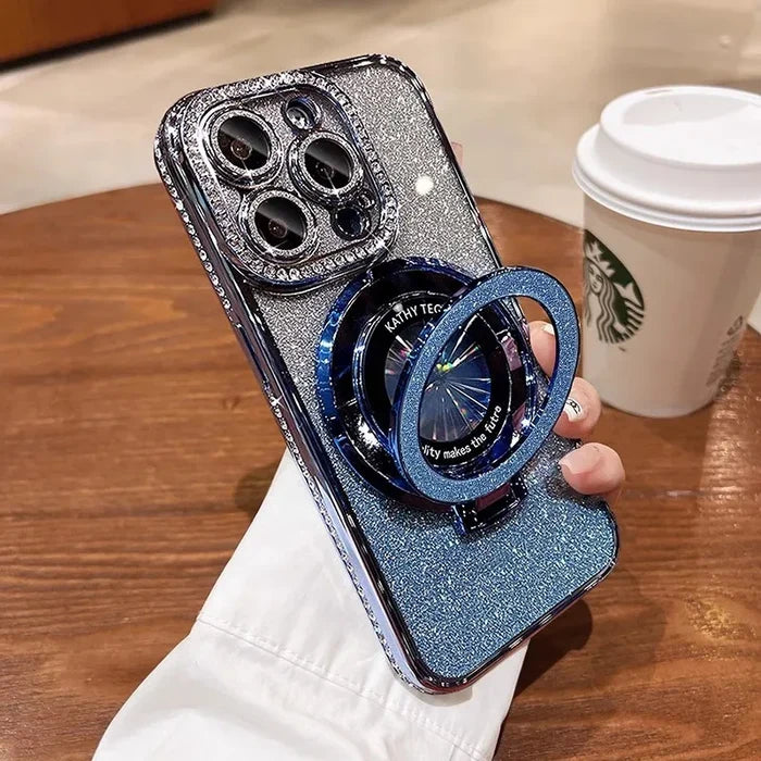 Blue Glitter / For iPhone 13