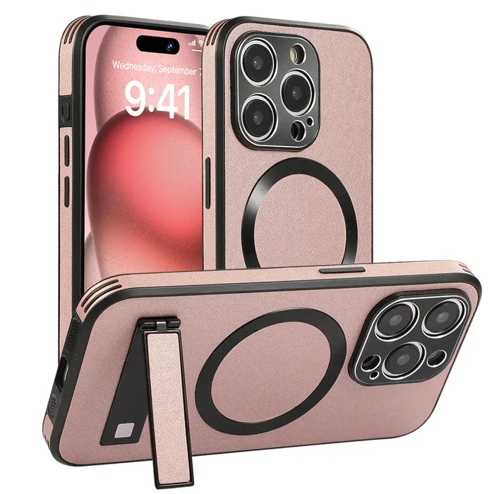 Case & Holder / Pink / For iPhone 15