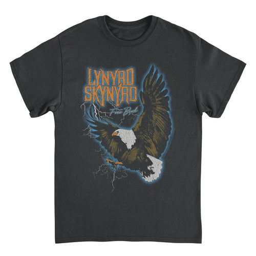 Lynyrd Skynyrd Free Bird Lightning Black T-Shirt