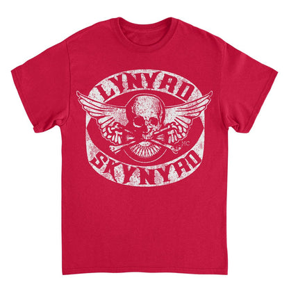 Lynyrd Skynyrd Skull White Red T-Shirt