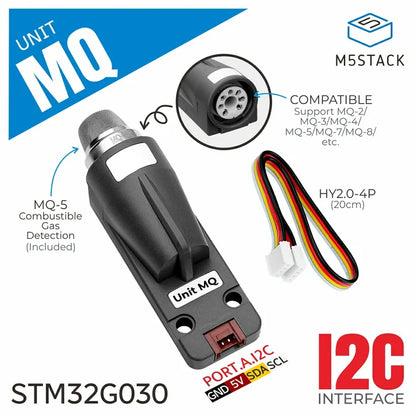 M5Stack MQ-5 Gas Unit (STM32G030) - m5stack-store