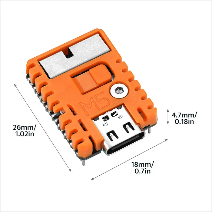 M5StampS3A with 1.27 Header Pin - m5stack-store