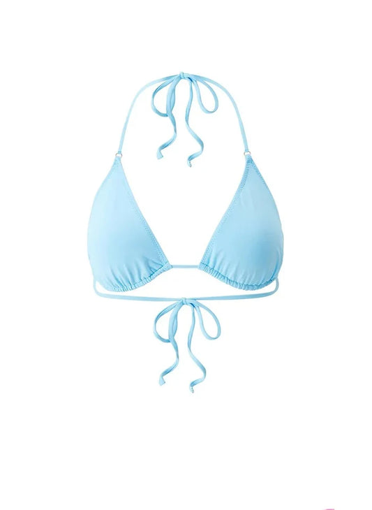 Bikini Melissa Odabash Malibu Triangle Bikini Top Celeste Apoella