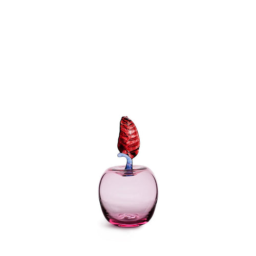 Marianne Apple Paperweight in Rose and Ruby