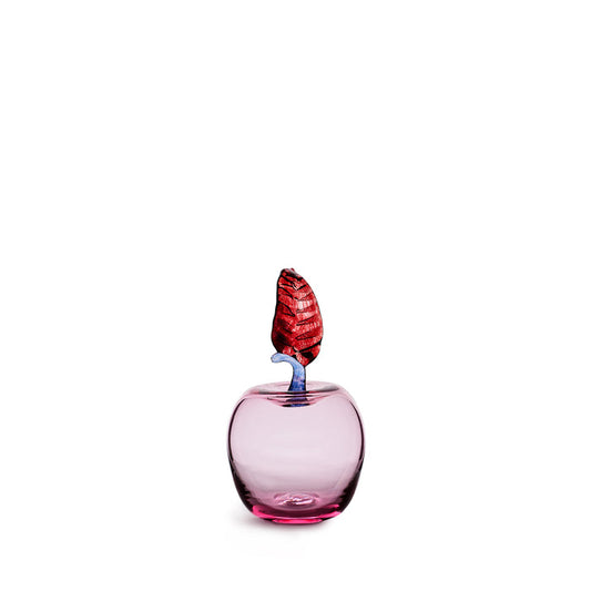 Marianne Apple Paperweight in Rose and Ruby