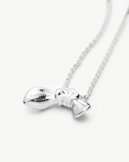 MARKGONG Bow Pendant Necklace | Silver Plated Necklaces Missoma