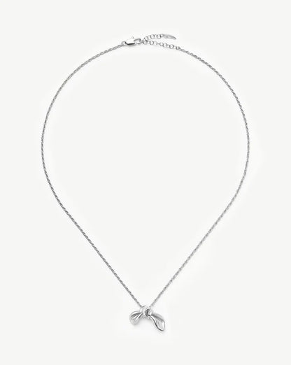 MARKGONG Bow Pendant Necklace | Silver Plated Necklaces Missoma