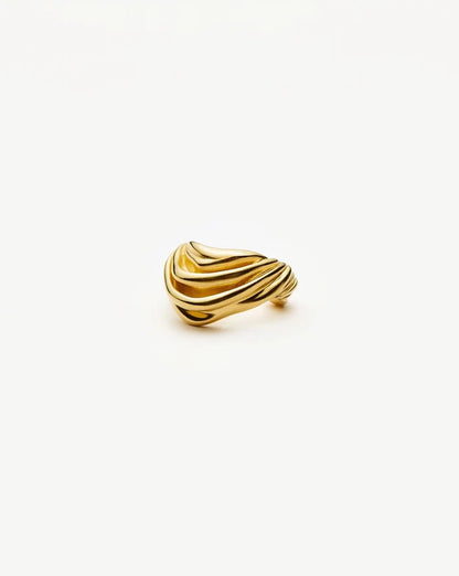 MARKGONG Draped Ear Cuff | 18ct Gold Plated Earrings Missoma