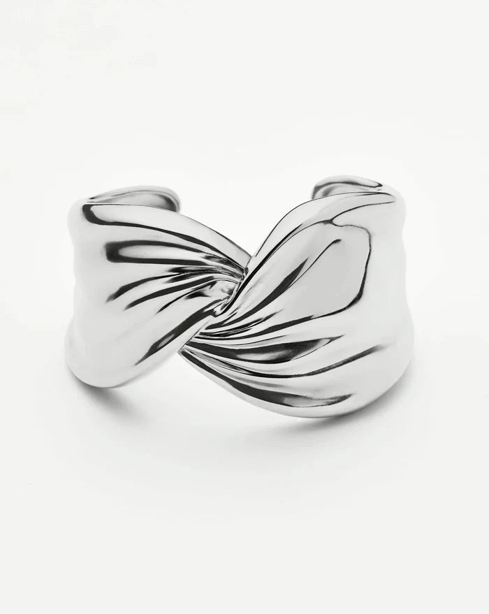 MARKGONG Draped Statement Cuff | Silver Plated Bracelets Missoma