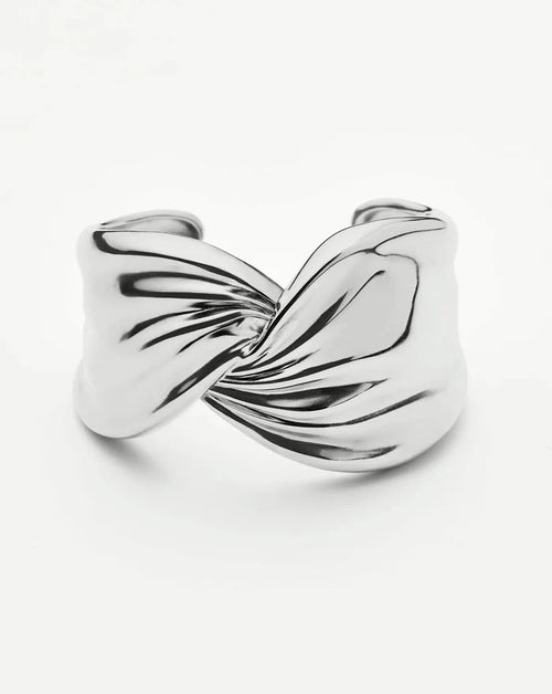 MARKGONG Draped Statement Cuff | Silver Plated Bracelets Missoma