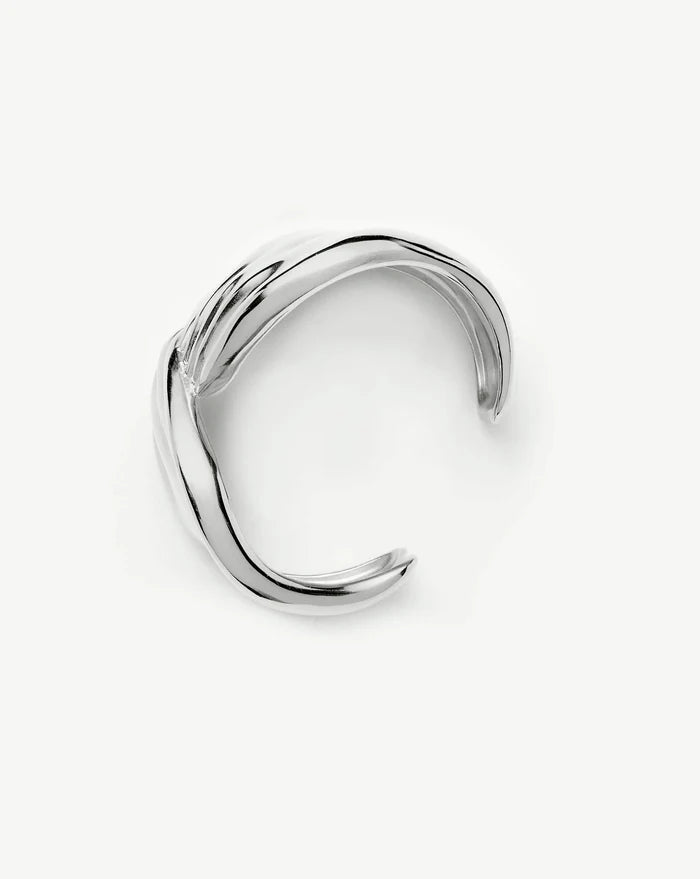 MARKGONG Draped Statement Cuff | Silver Plated Bracelets Missoma