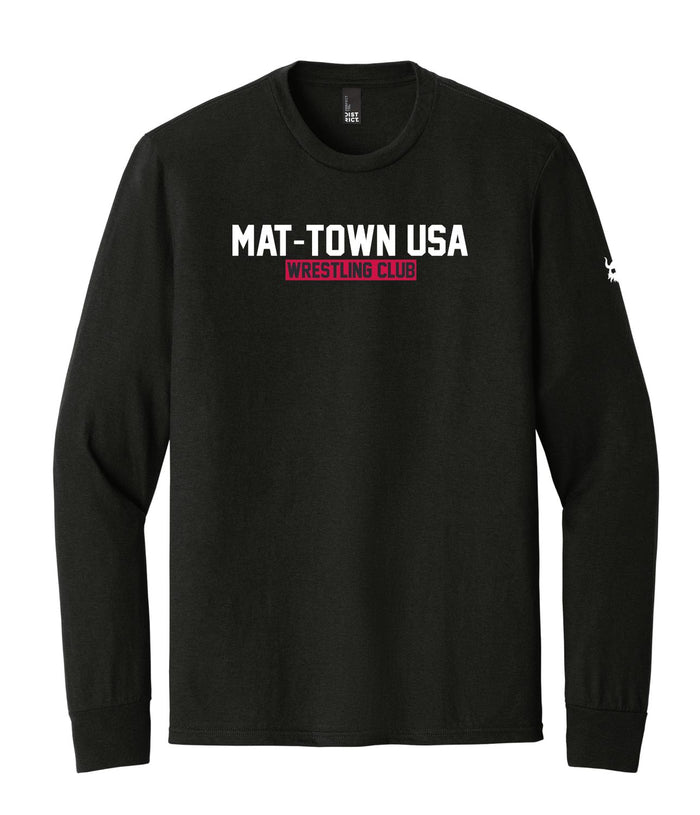 Mat Town USA Wrestling Club Black Long Sleeve