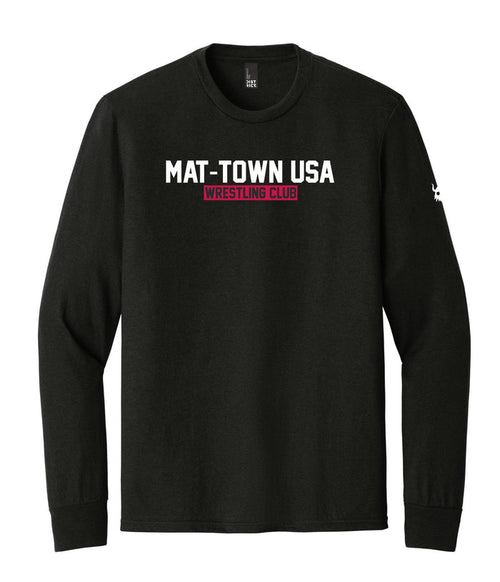 Mat Town USA Wrestling Club Black Long Sleeve
