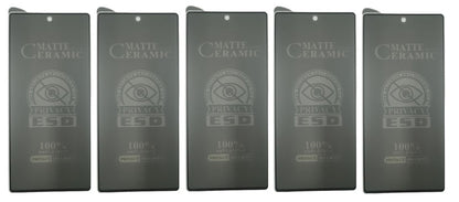 Matte ceramic screen protectors.