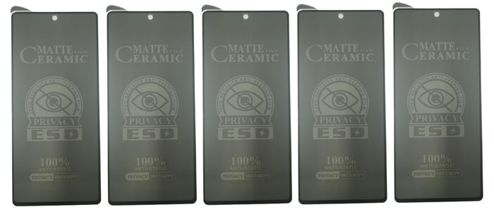 Matte ceramic privacy screen protectors.