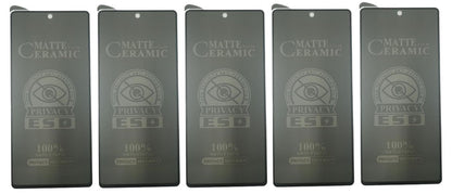 Matte ceramic privacy screen protectors.