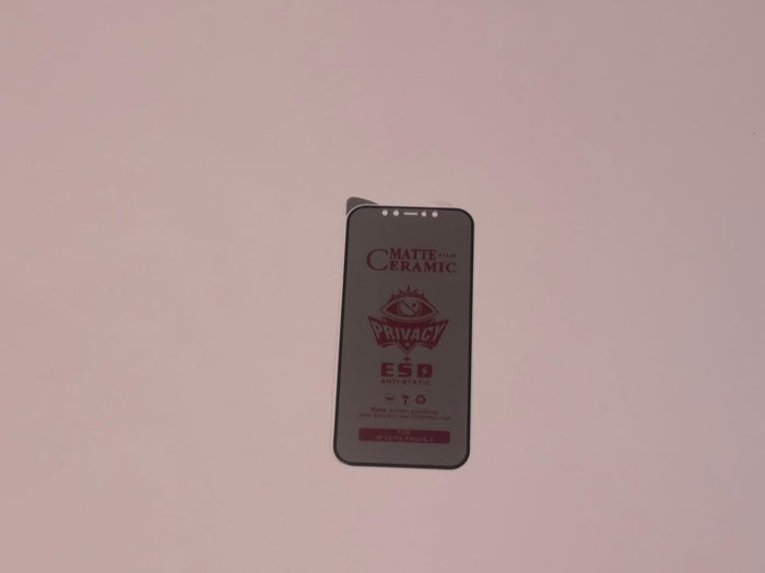 Rectangular screen protector.