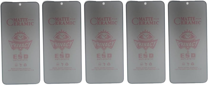 Matte ceramic privacy screen protectors.