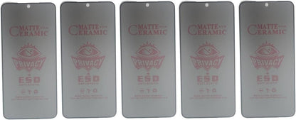 Matte ceramic privacy screen protectors.