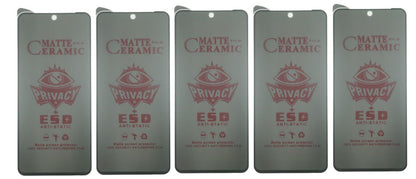 Matte ceramic privacy screen protectors.